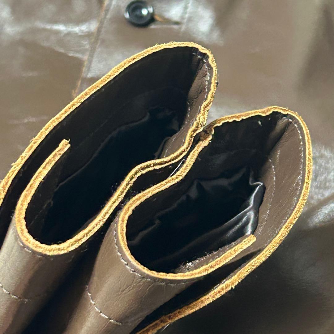 極美品　WORK NOT WORK スタンドカラー　ホースレザージャケット　M