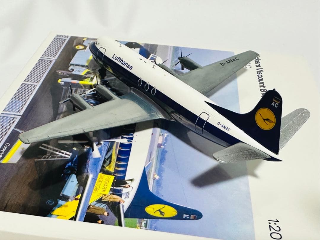 Herpa 1/200 Vickers Viscount 814 ルフトハンザ