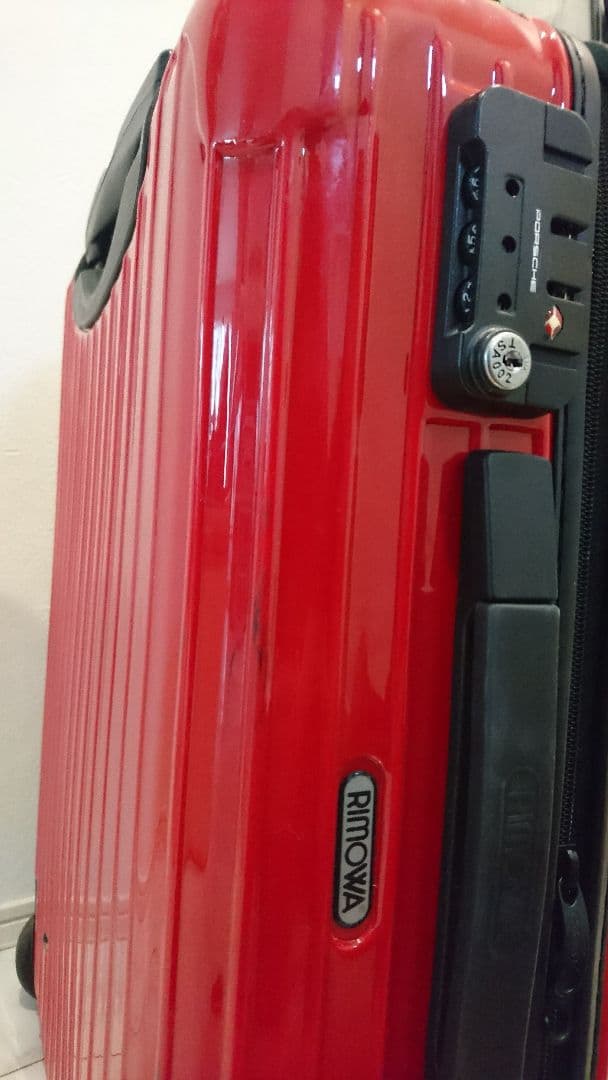 w75 RIMOW スーツケース 2輪 レッド PORSCHE