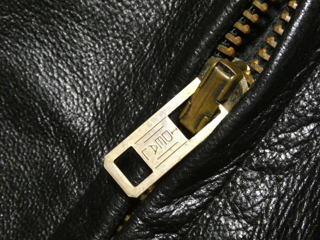 激レア品番643EVS！純正ライナー付！ショット襟付きシングルライダース36