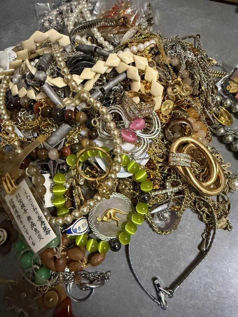 アクセサリー　ネックレス宝石　指輪　シルバー925 純銀 K18GF ジャンク