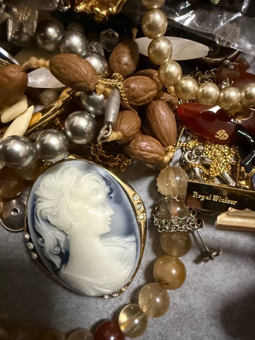 アクセサリー　ネックレス宝石　指輪　シルバー925 純銀 K18GF ジャンク