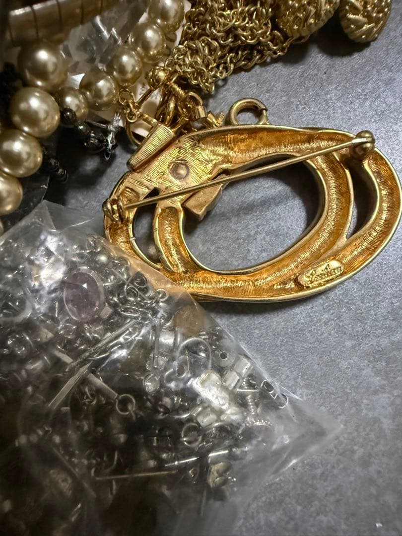 アクセサリー　ネックレス宝石　指輪　シルバー925 純銀 K18GF ジャンク