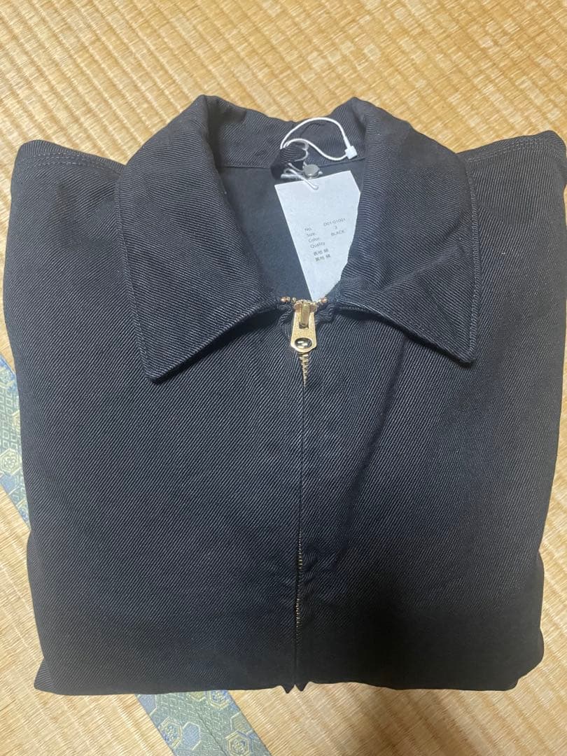 COMOLI BLACK DENIM ZIP SHORT JACKET サイズ2