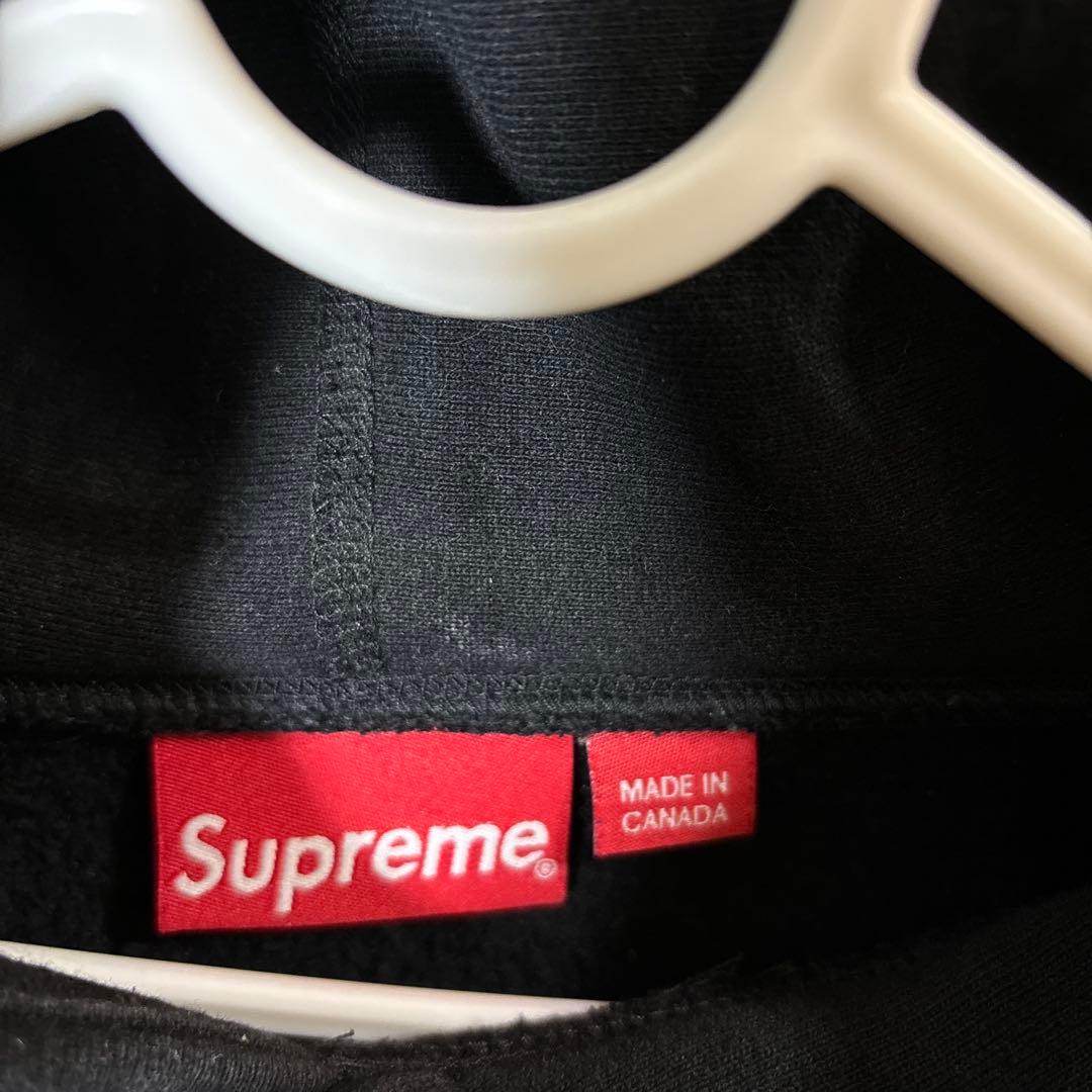 Supreme ブラック パーカー