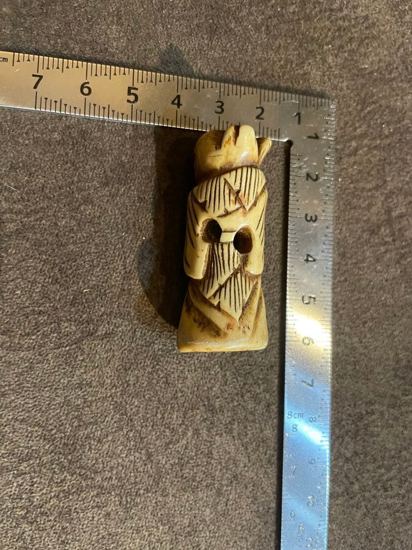 根付 仙人 骨 牙等天然素材。