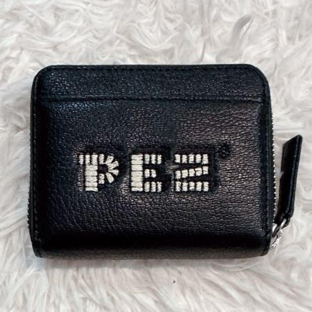 【美品】「PEZ×perche×ear」コラボジャバラ折り財布　黒