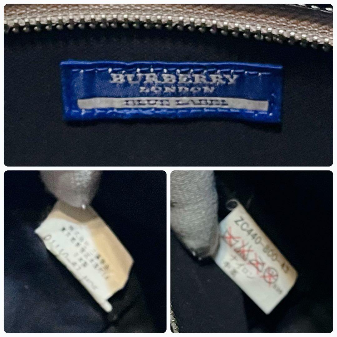 【希少 美品】バーバリーブルーレーベル ノバチェック 2way ショルダーバック