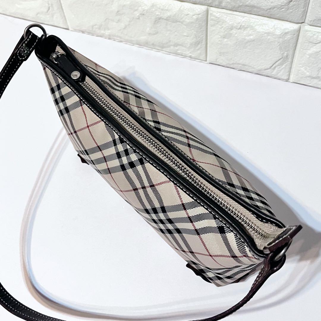 【希少 美品】バーバリーブルーレーベル ノバチェック 2way ショルダーバック