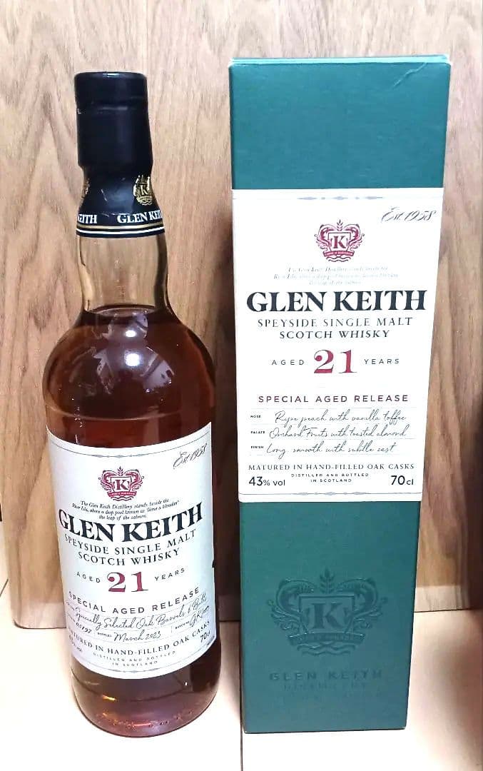 Glen Keith 21年 スコッチウイスキー 700ml