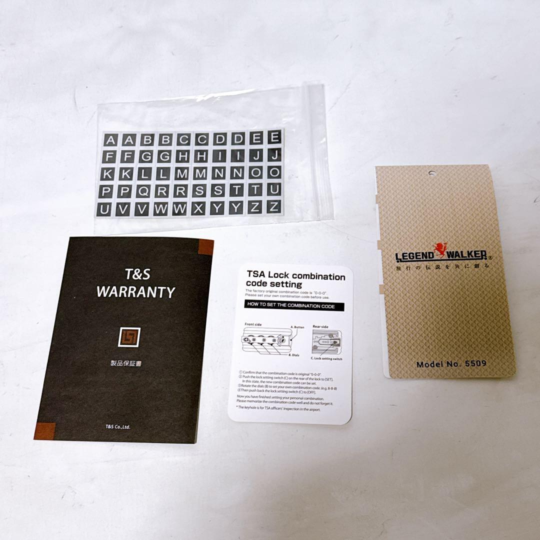 【美品】LEGEND WALKER キャリーバッグ GRACE マットシルバー