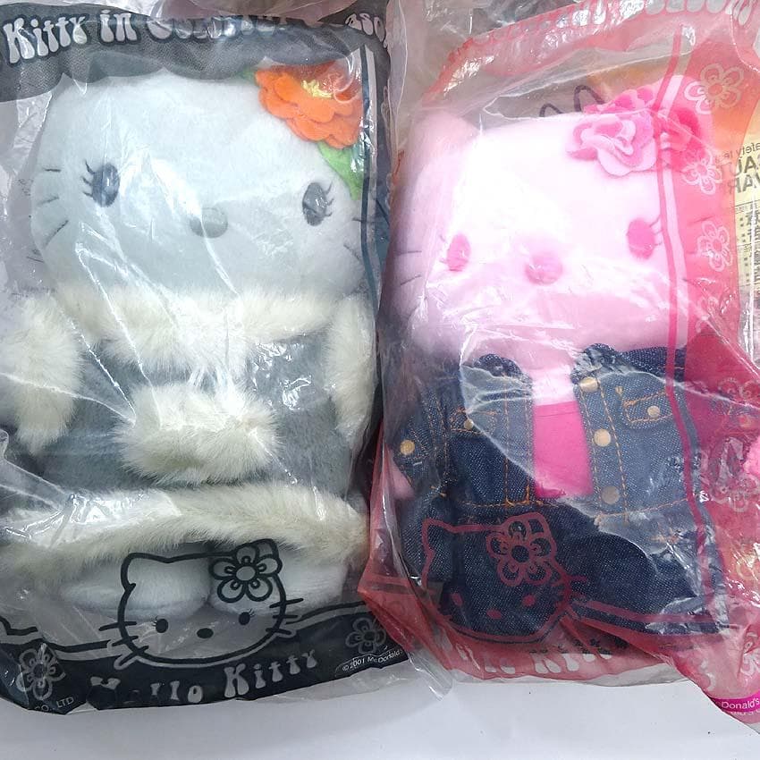 【q-085s/k】 ハローキティ　ぬいぐるみ　大量　マクドナルド　当時物