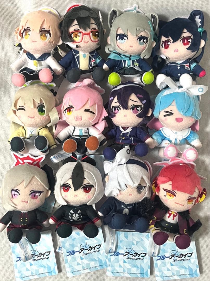 ブルーアーカイブ ミニぬいぐるみ vol.1〜vol.4 12点セット ⑷