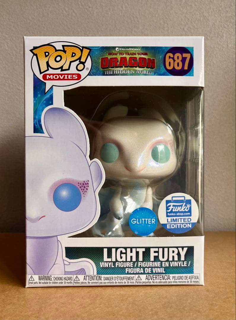Funko Pop ヒックとドラゴン聖地への冒険 ライト　フューリー グリッター