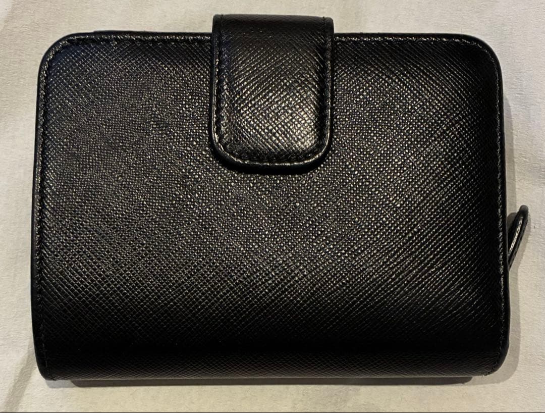 PRADA 二つ折り財布 ラウンドファスナー 黒