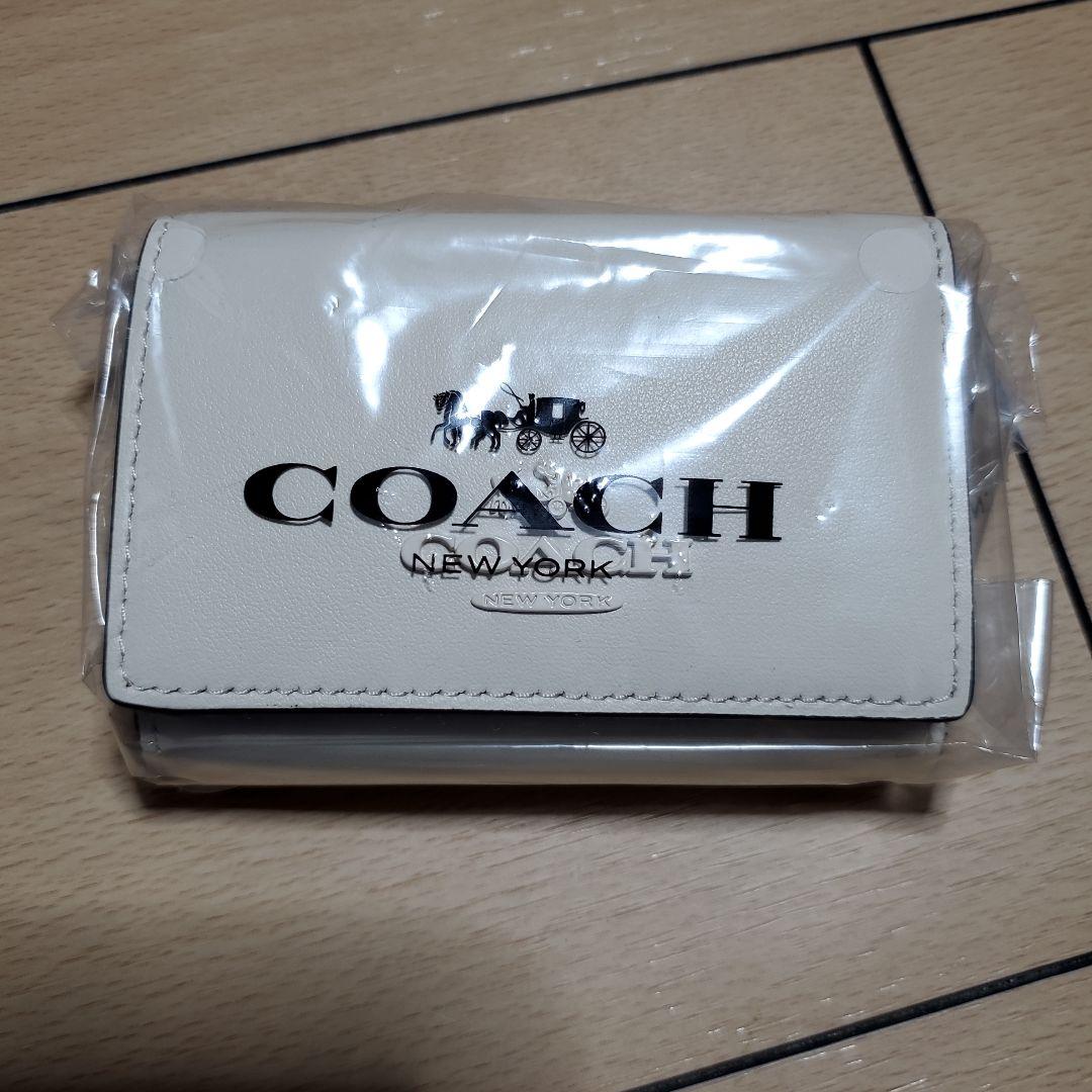 COACH オフホワイト 二つ折り財布