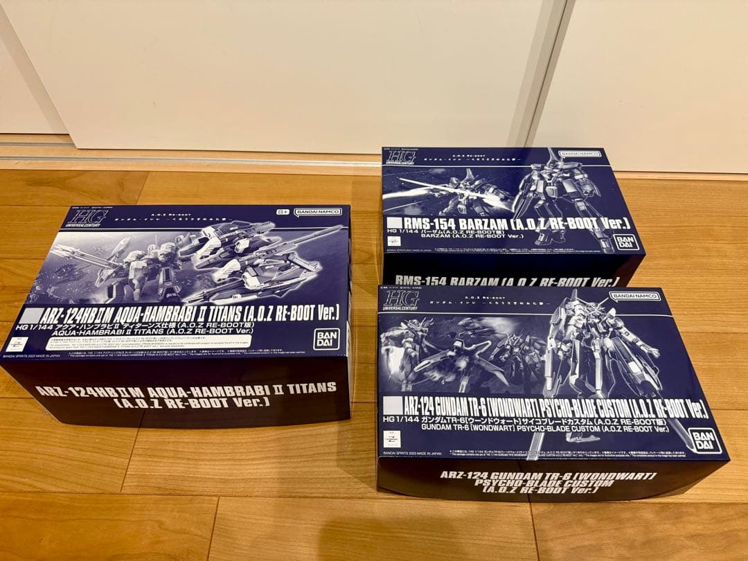 か*ん様 ガンプラまとめ売り3点 プレバン A.O.Zシリーズ 3体セット