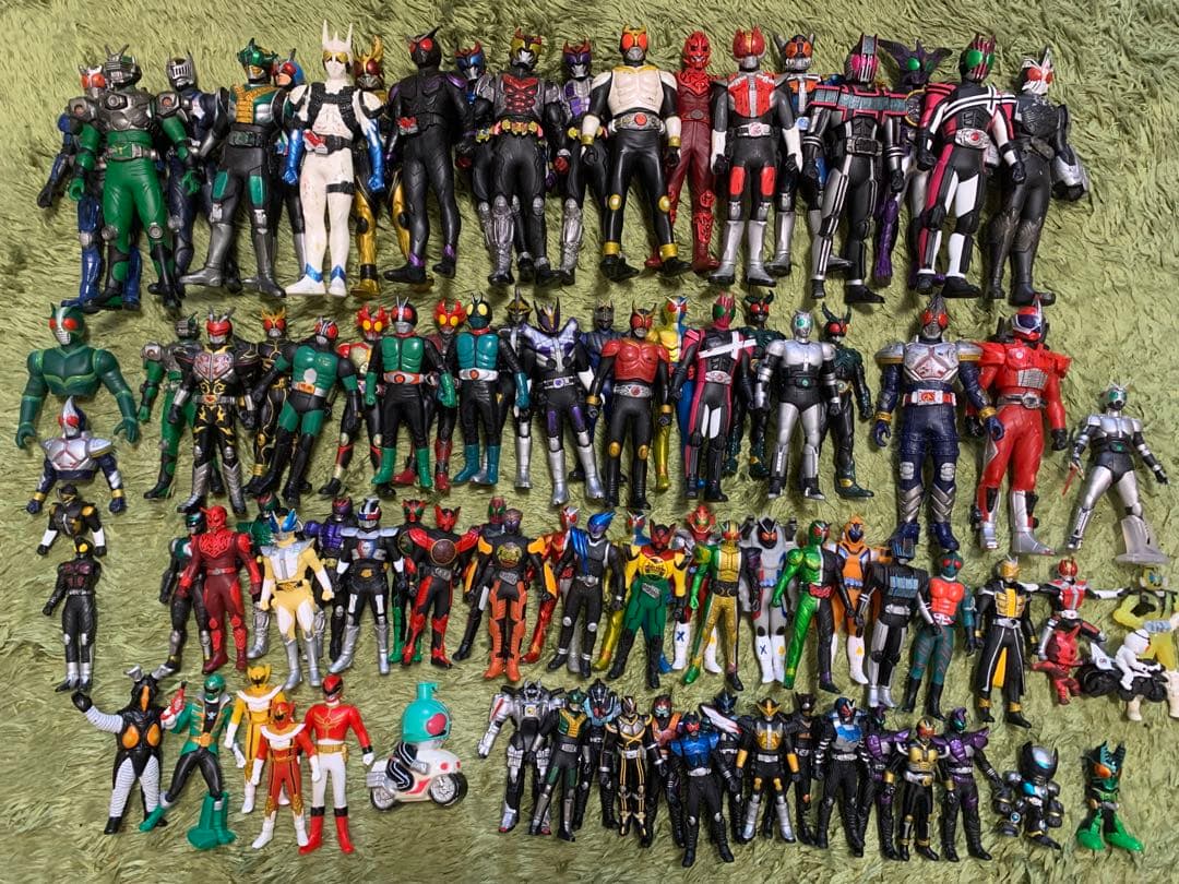 仮面ライダー　戦隊ヒーロー　ソフビ　他　まとめ売り