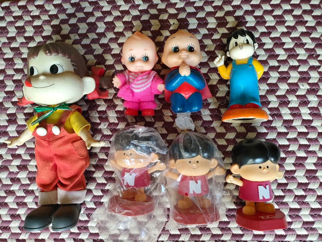 ぺこちゃん★キュービーお出掛け・お祈り★ナショナル坊や★ジャンク品