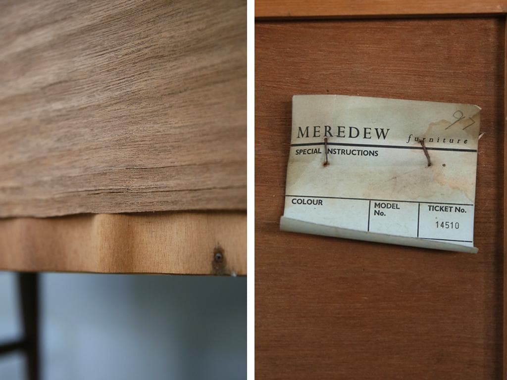 英国アンティークMeredew製サイドボード/木製机/テレビ台(91-216)