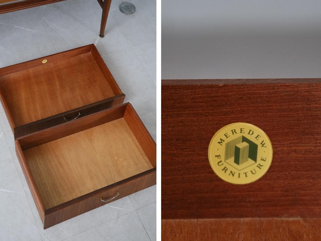 英国アンティークMeredew製サイドボード/木製机/テレビ台(91-216)