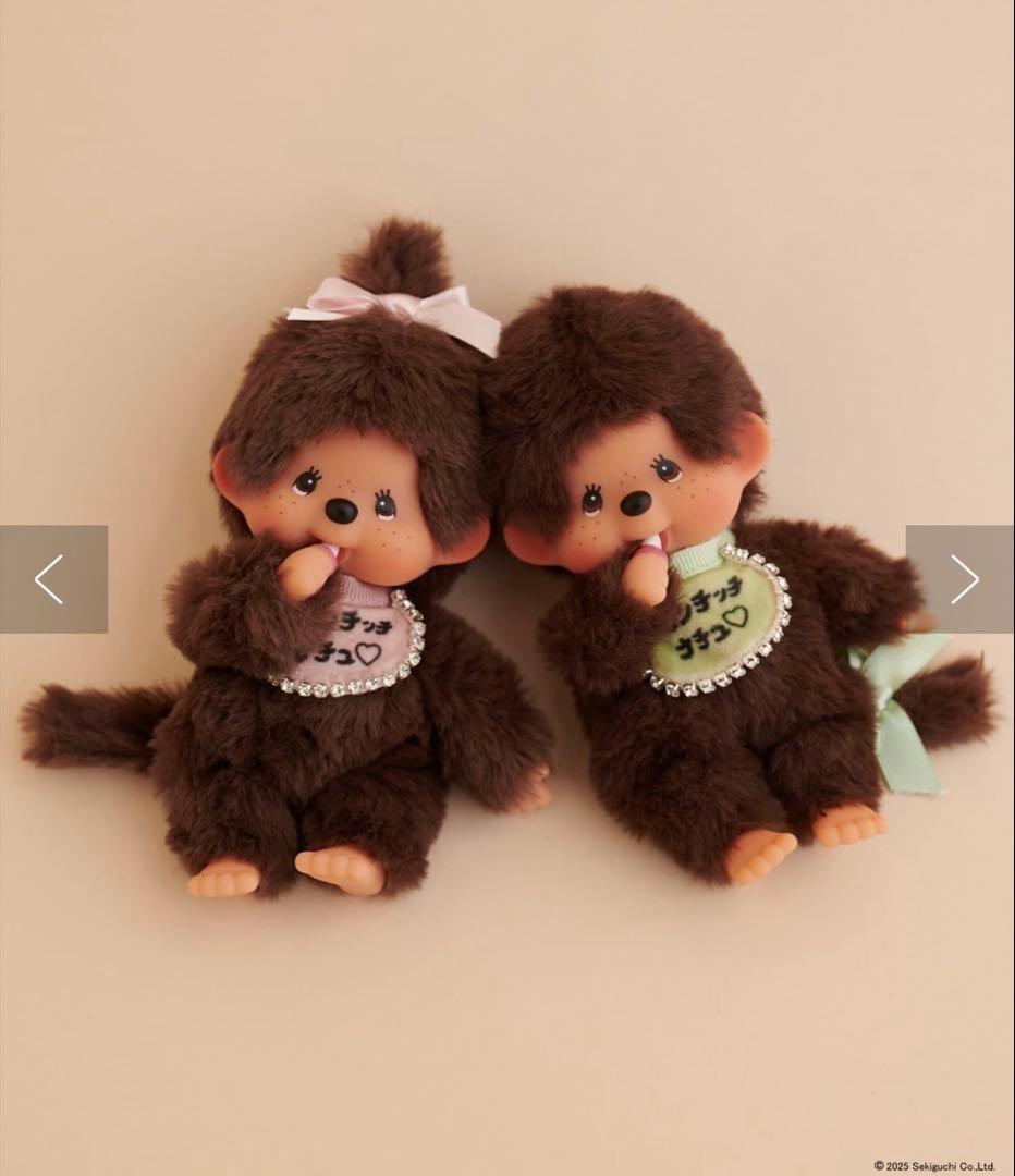 【新品未開封】 モンチッチ　ナチュ　ぬいぐるみキーチェーン＆オリジナルスタイ