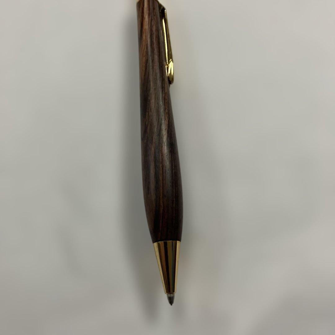 【王室御用達】キングウッドシャーペン 24金メッキ