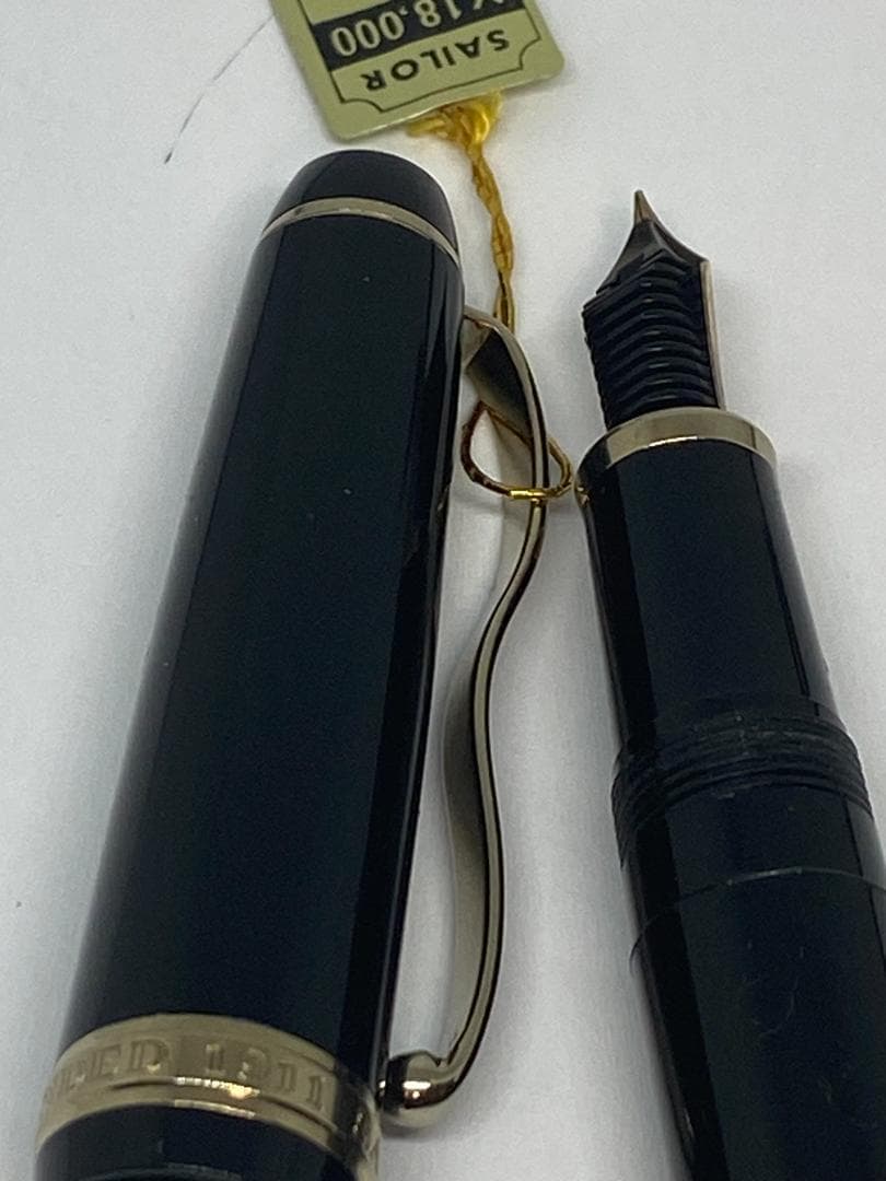 【廃番・金ニブ・おまけ付】セーラー/プロフィット シータ/万年筆（細）/FP/黒