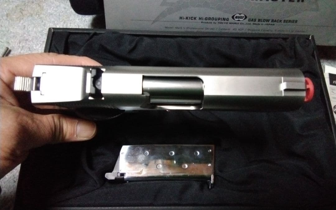 東京マルイ デトニクス45 コンバットマスター ハードクロームメッキ