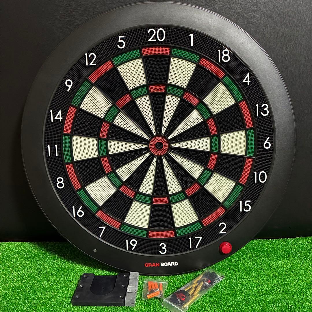 【動作良好】グランボード オンラインダーツボード 元箱入り