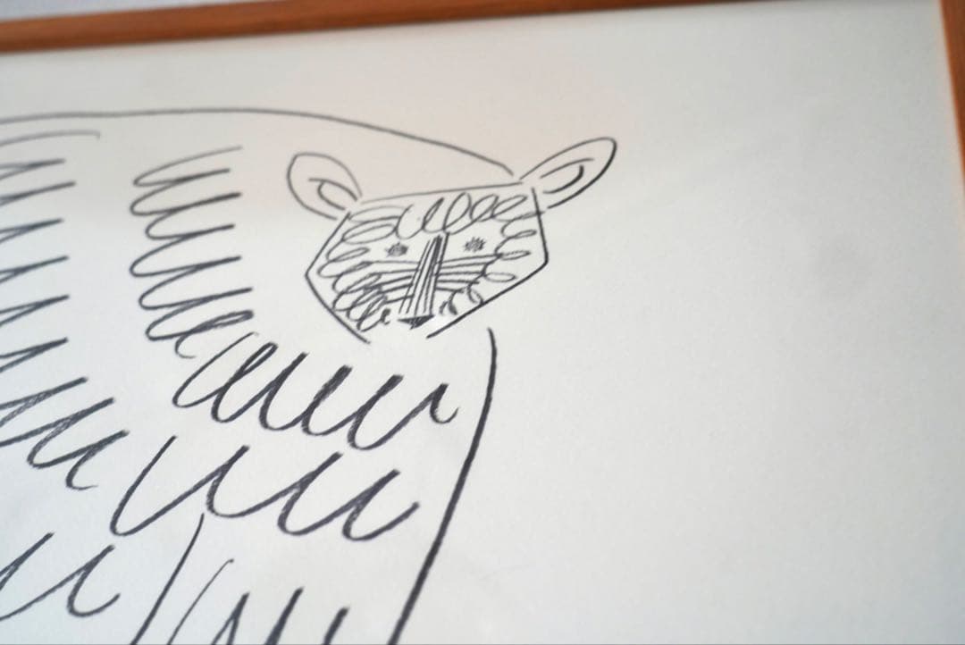 山口一郎　熊　Lサイズ　原画