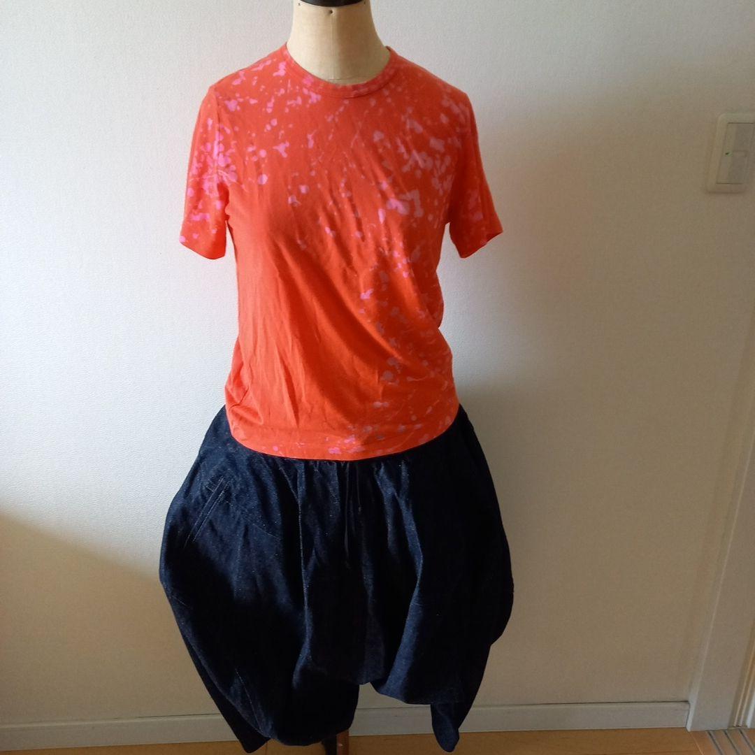 極品comme des garçons デニムペンギンサルエル パンツ　S