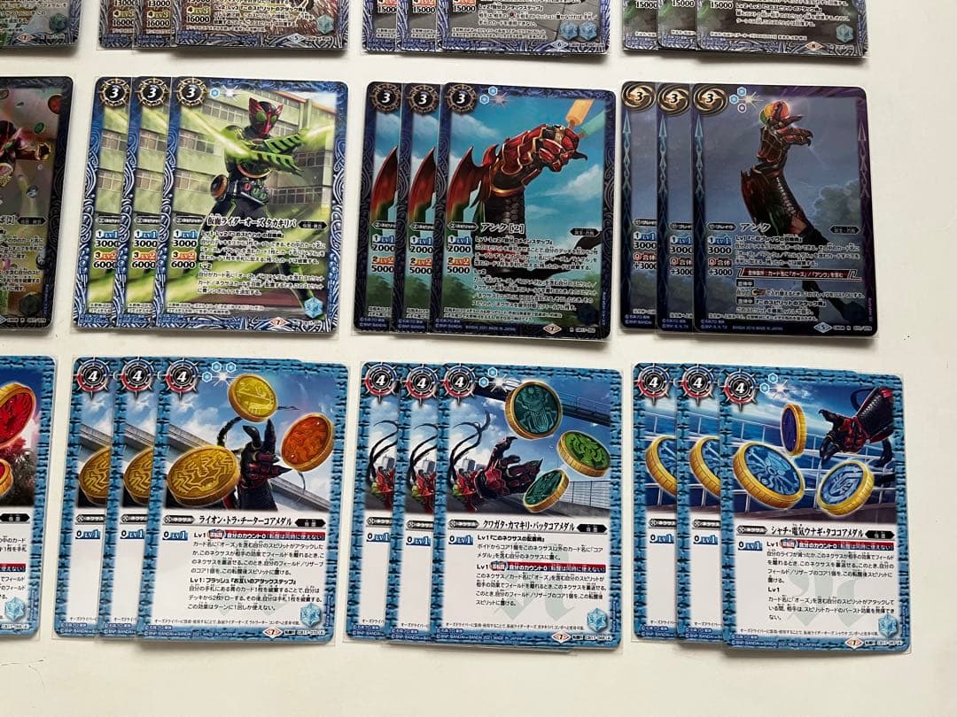 仮面ライダーオーズ　アンク　コアメダル　デッキ