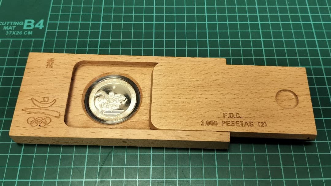 1992年 バルセロナオリンピック記念銀貨2000ペセタ×２枚