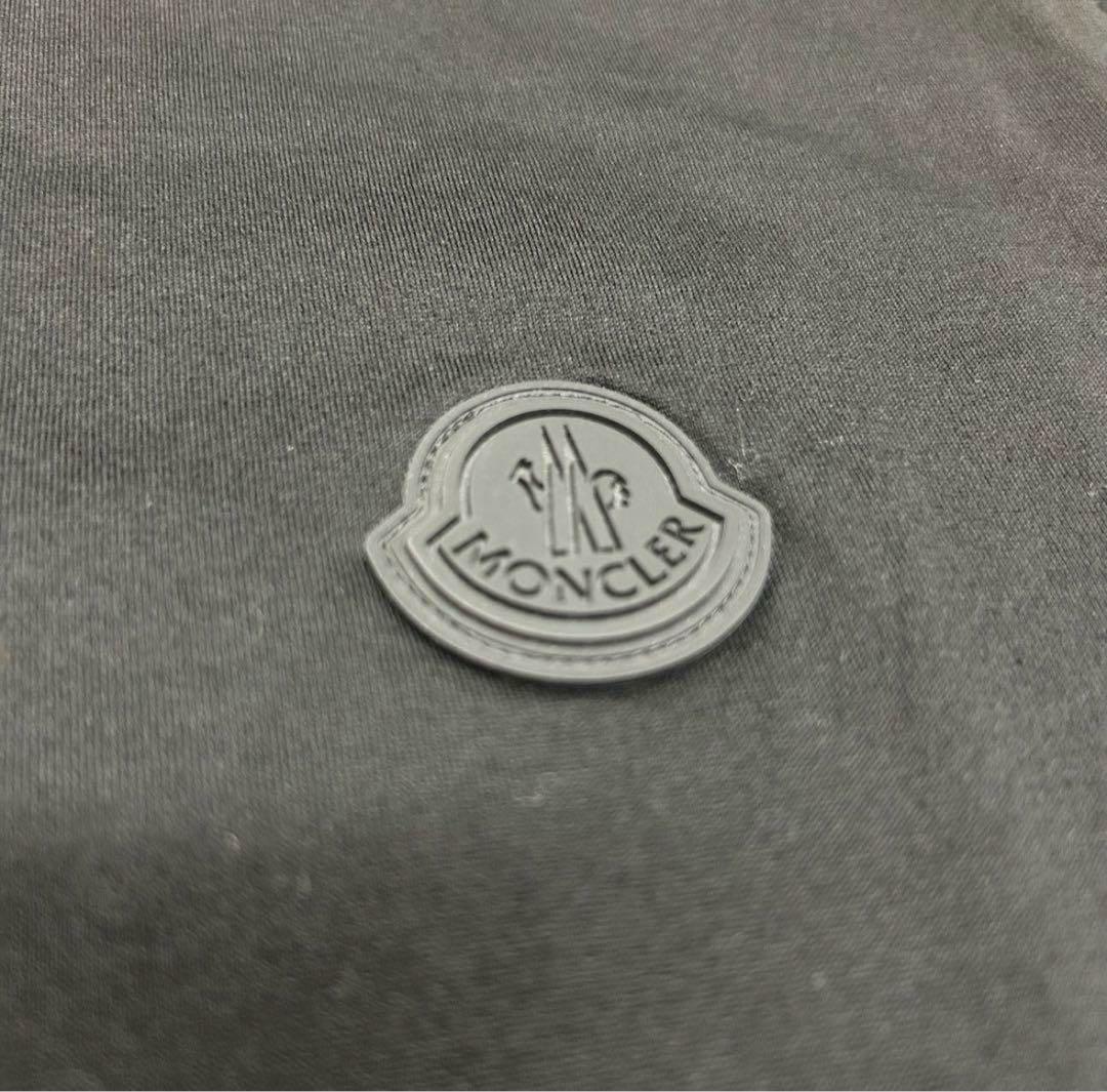 MONCLER Tシャツ　黒ワッペン　モンクレール　ブラック