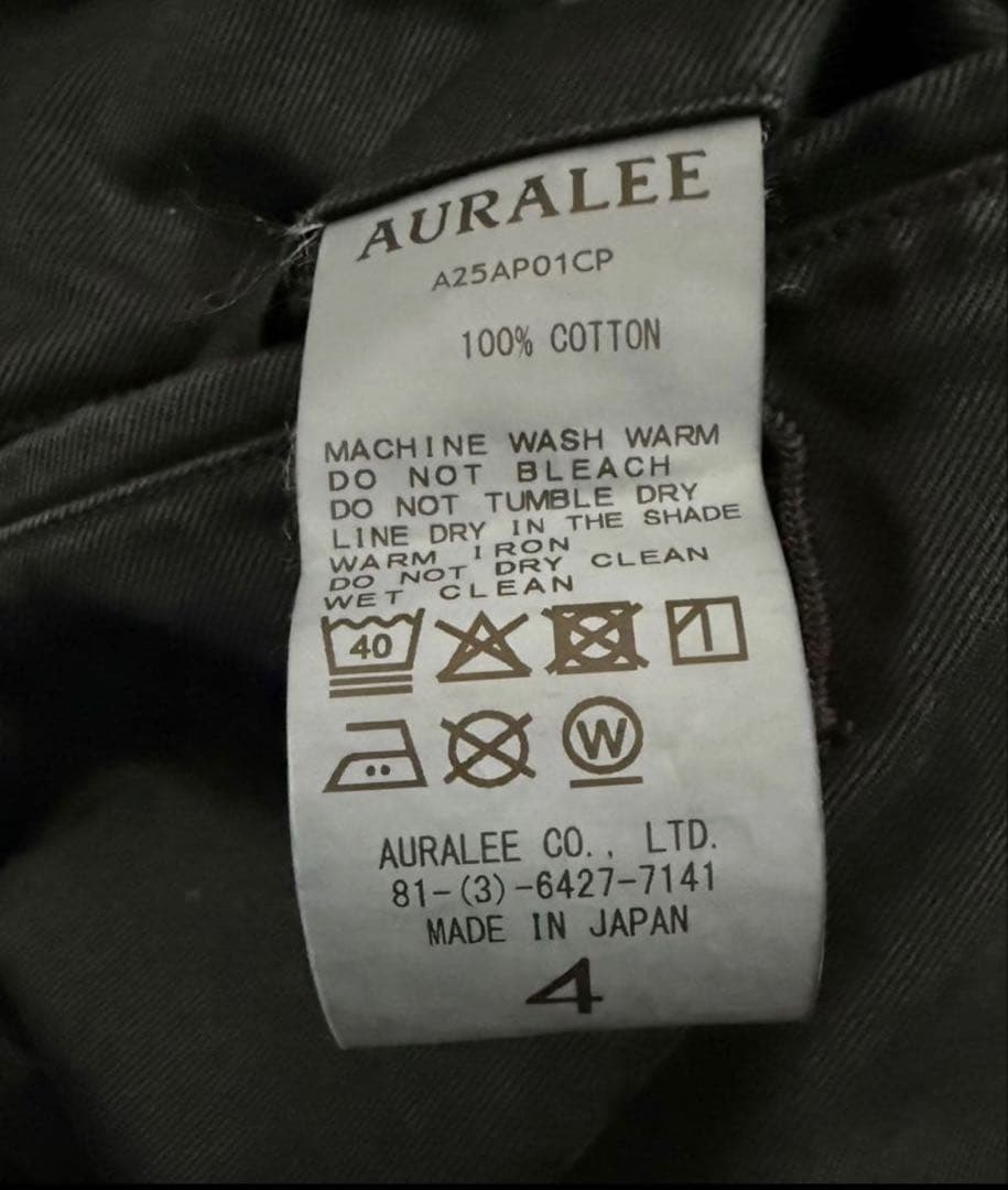 パンツ PRODUCT DYED FINX CHINO ONE-TUCK PANTS