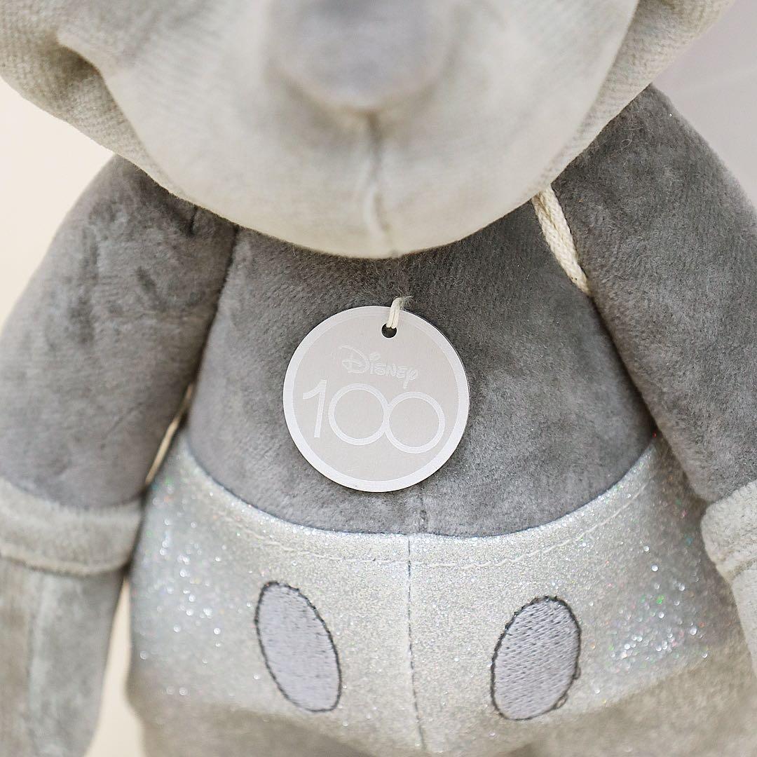 ミッキーマウスプラチナ　シュタイフD100 ディズニー　ぬいぐるみ
