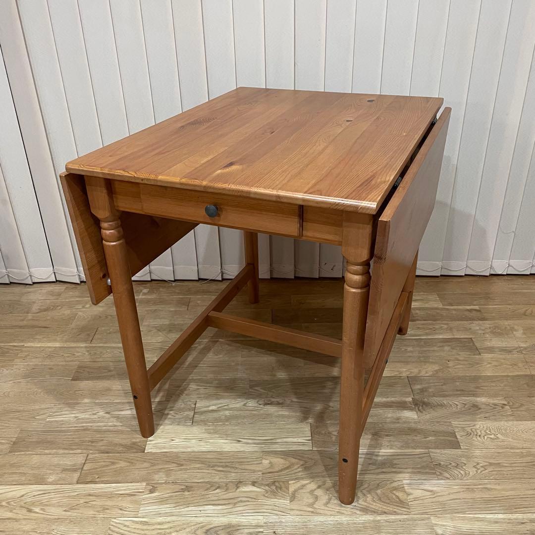 【廃番品】IKEA INGATORP インガートルプ ダイニングテーブル　天然木