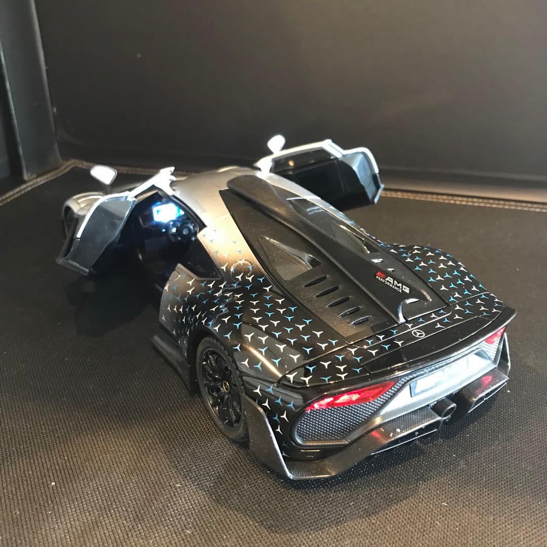 ミニカー4台、Ferrari812/SF90XX, AMG one, SVJ64