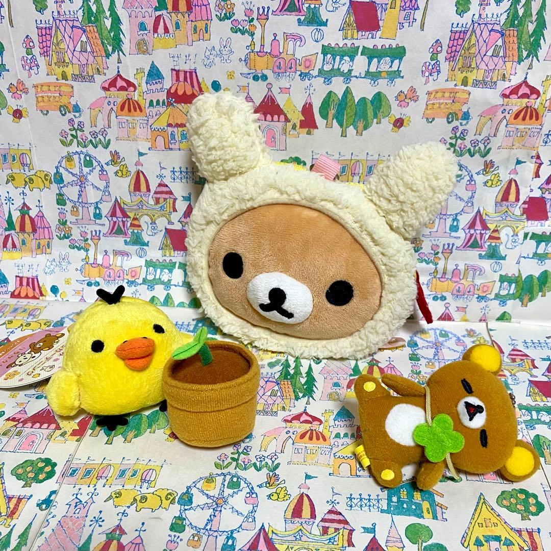 リラックマ まとめ売り コリラックマ ジャンボぬいぐるみEX ハートクッション他