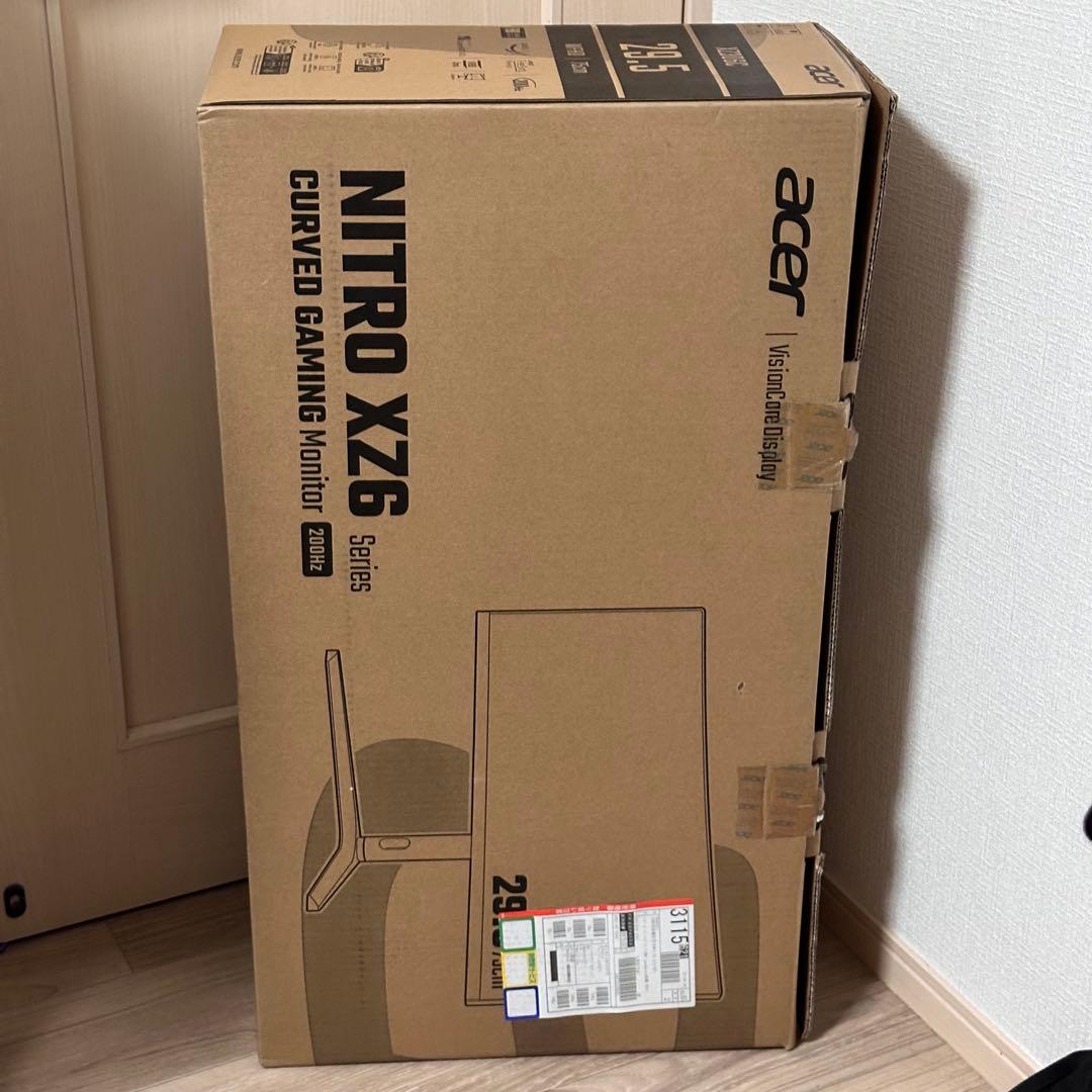 Acer Nitro XZ6 ウルトラワイド ゲーミング モニター 湾曲