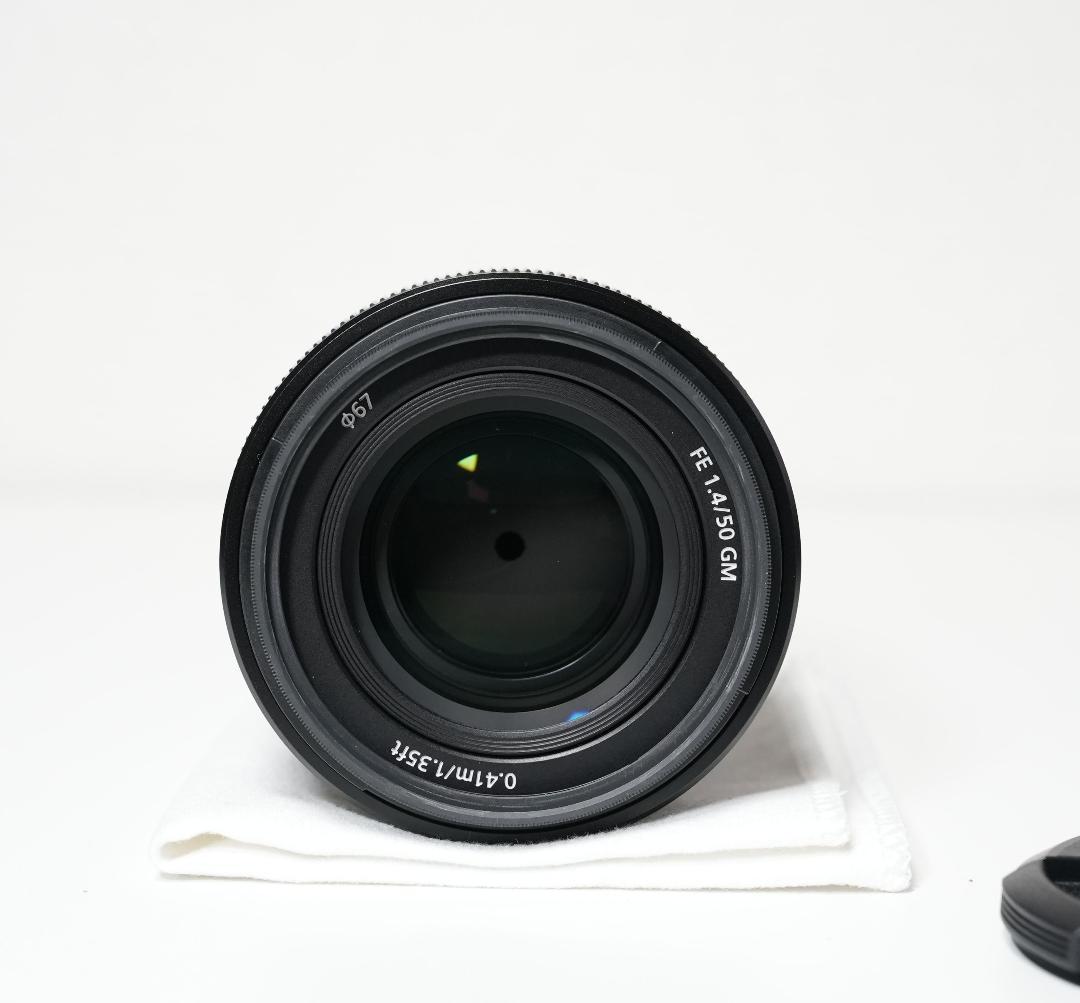 美品★ソニー FE50mm F1.4 GM 単焦点レンズ 保護フィルター付