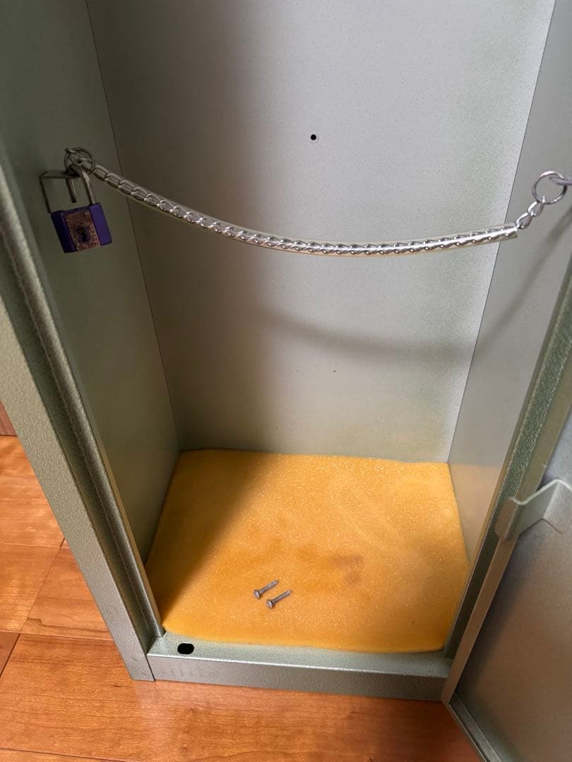 KSK ガンロッカー スチール製 グリーン　5丁用