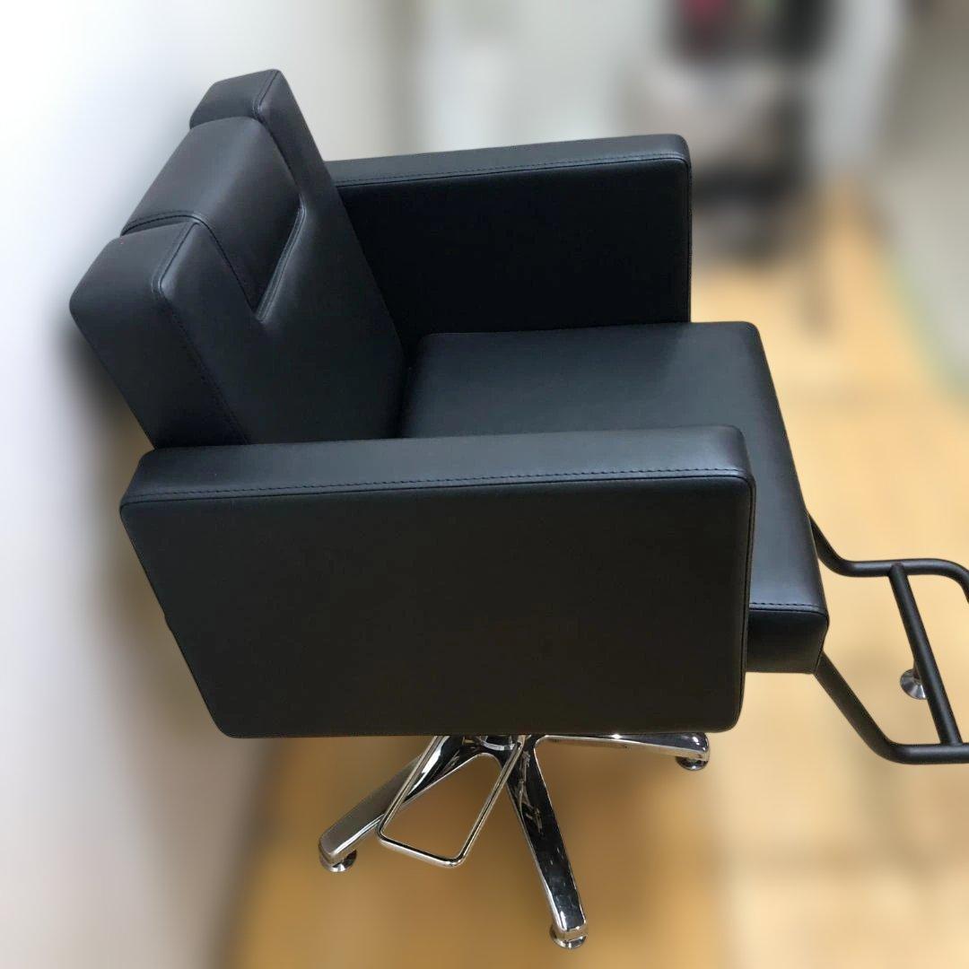 美品 バックシャンプー用 油圧昇降 ブラック 美容室 ヘッドスパ 112930