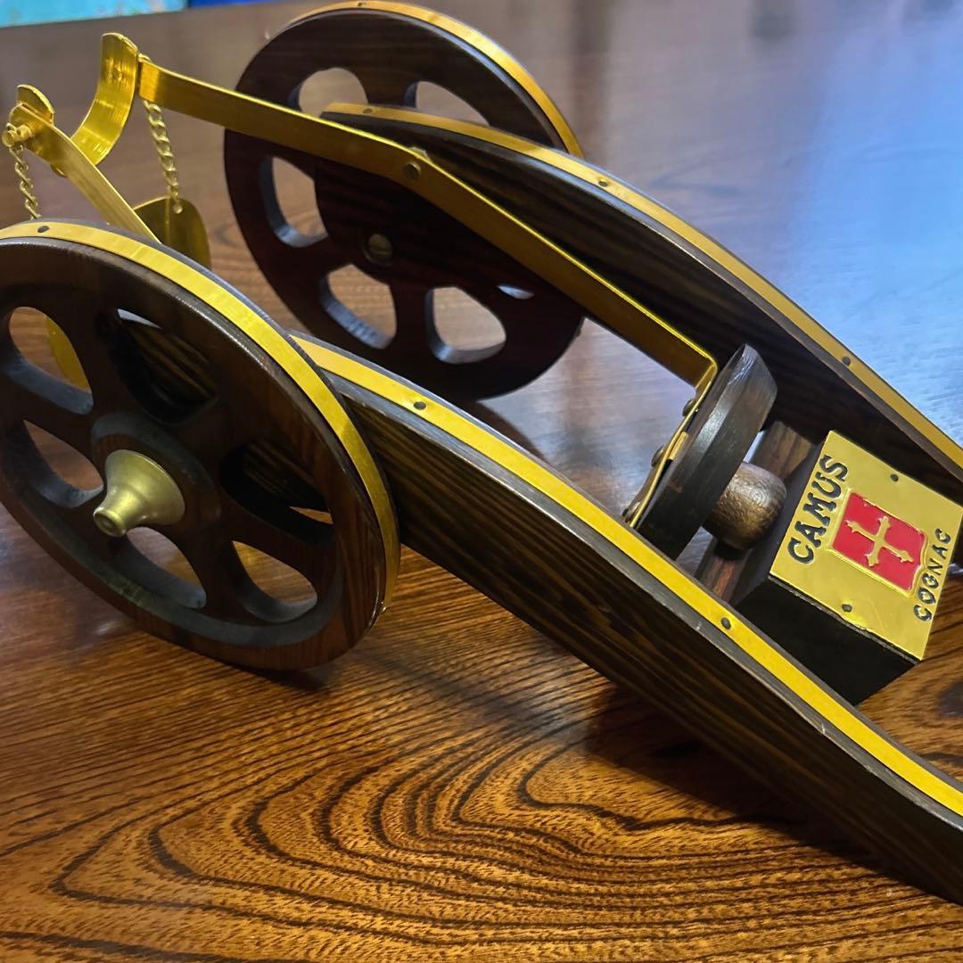 269 ナポレオン エクストラ コニャック 飾り用 木製＆金属製 砲台付き　古酒