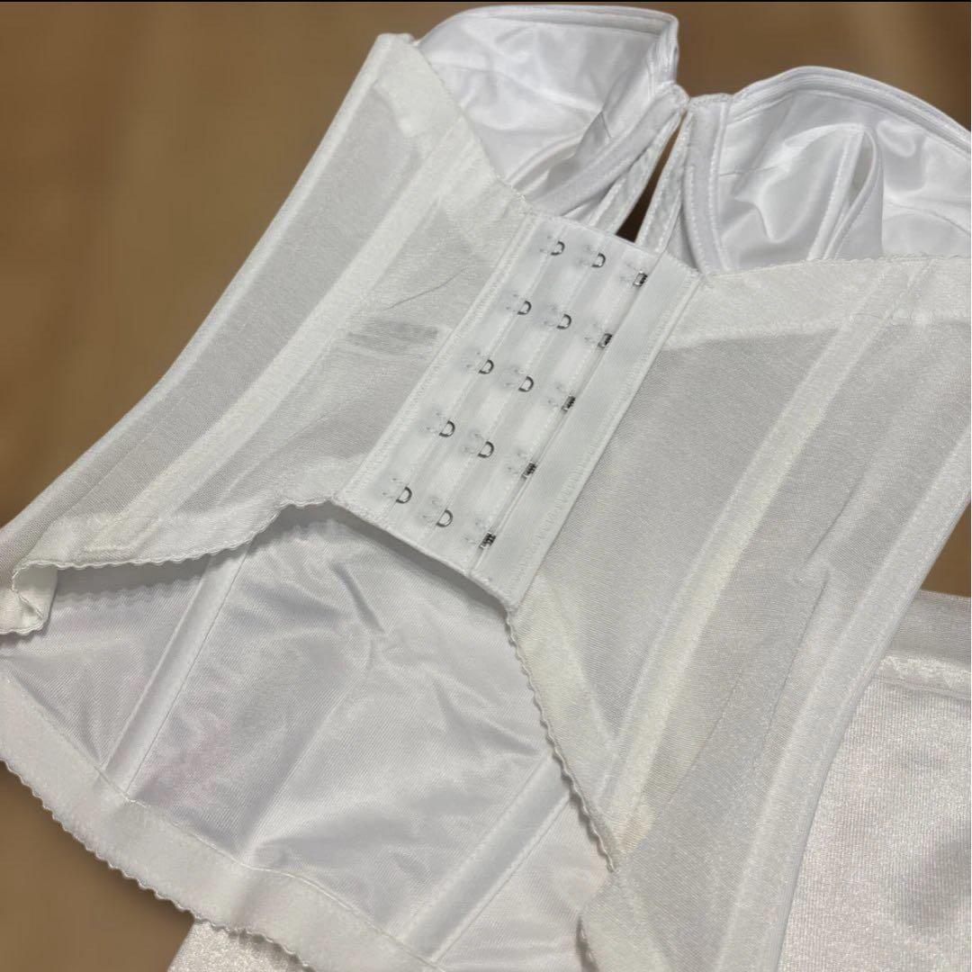 【美品】ブライダルインナー bridalbloom ビスチェD65、ガードルS