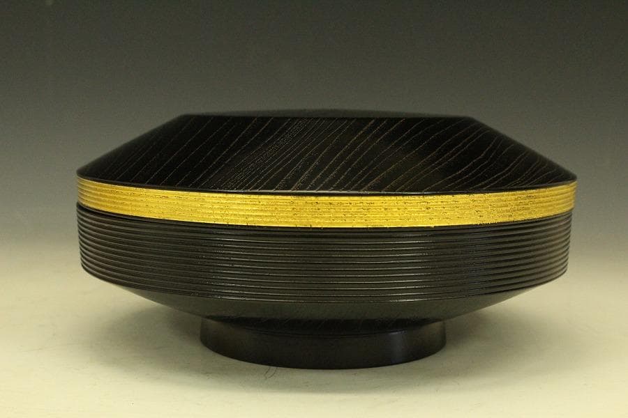 茶道具 塗師 宗哲 即中斎好 独楽喰籠 書付(A225)