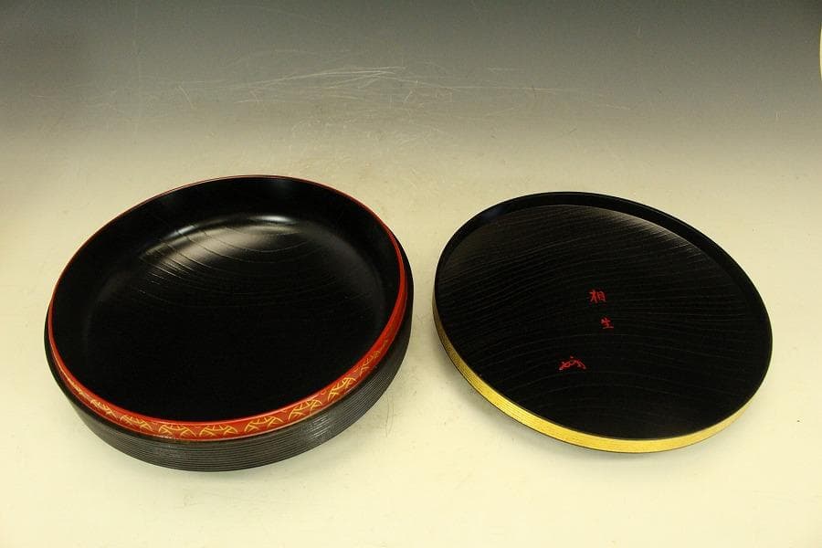 茶道具 塗師 宗哲 即中斎好 独楽喰籠 書付(A225)