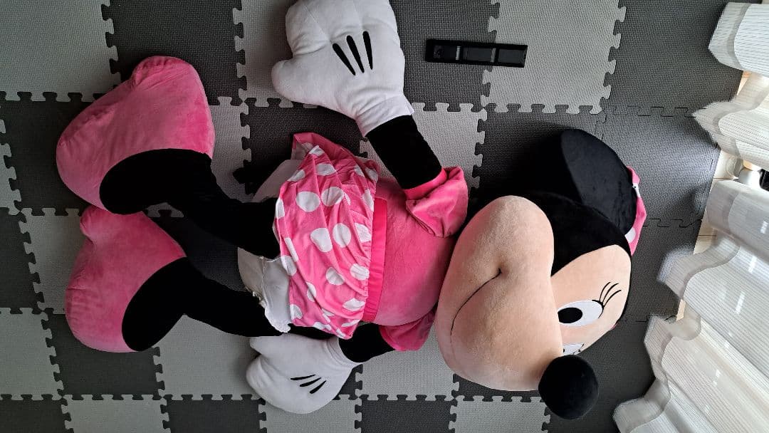 ミニーちゃん巨大 ぬいぐるみ 140センチ大きめ ピンク