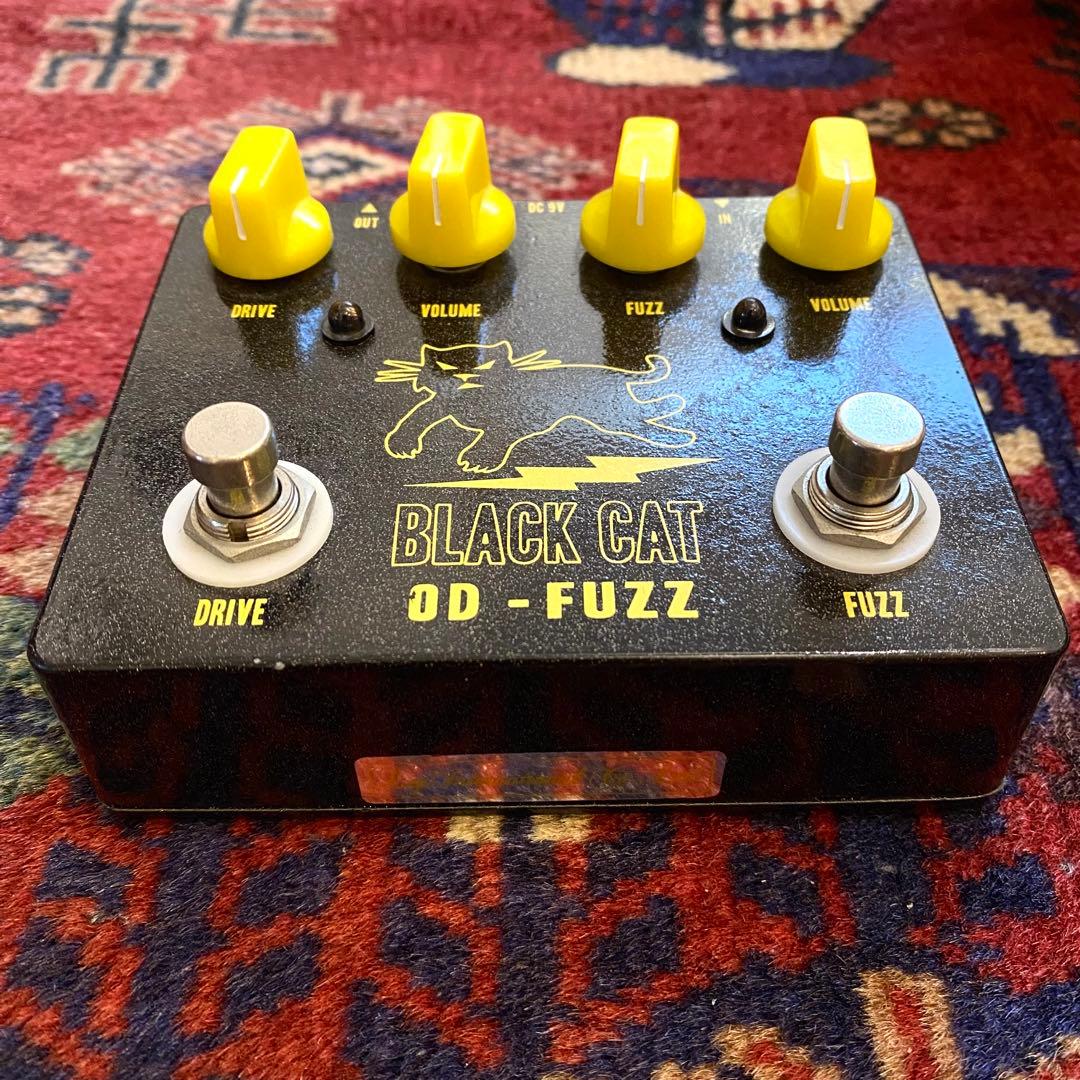 【希少】black cat od-fuzz エフェクター 初期デザイン